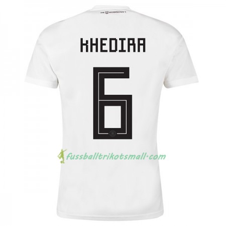 Günstige Fußballtrikots Deutschland Khedira 6 WM 2018 Heimtrikotsatz kaufen